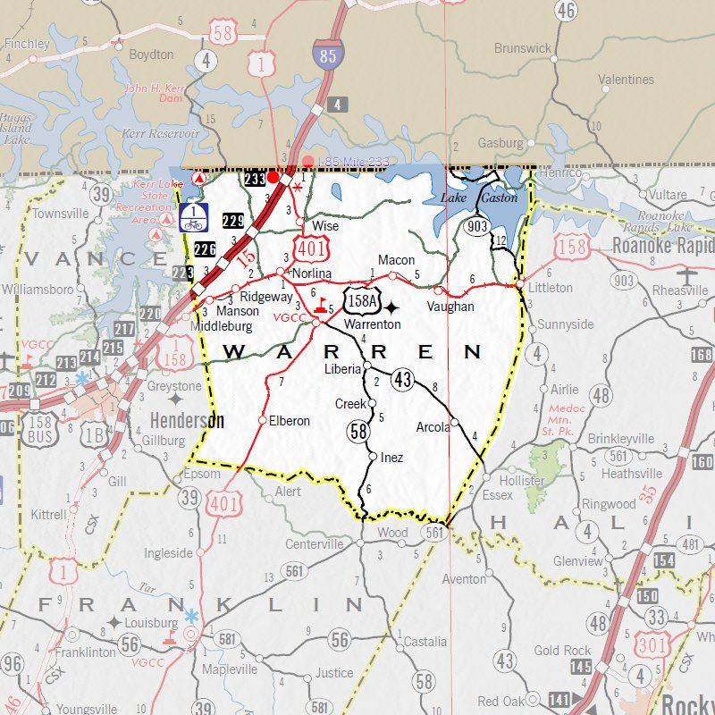 Faulkner S Of Sandy Creek Map Of Warren County N C Published